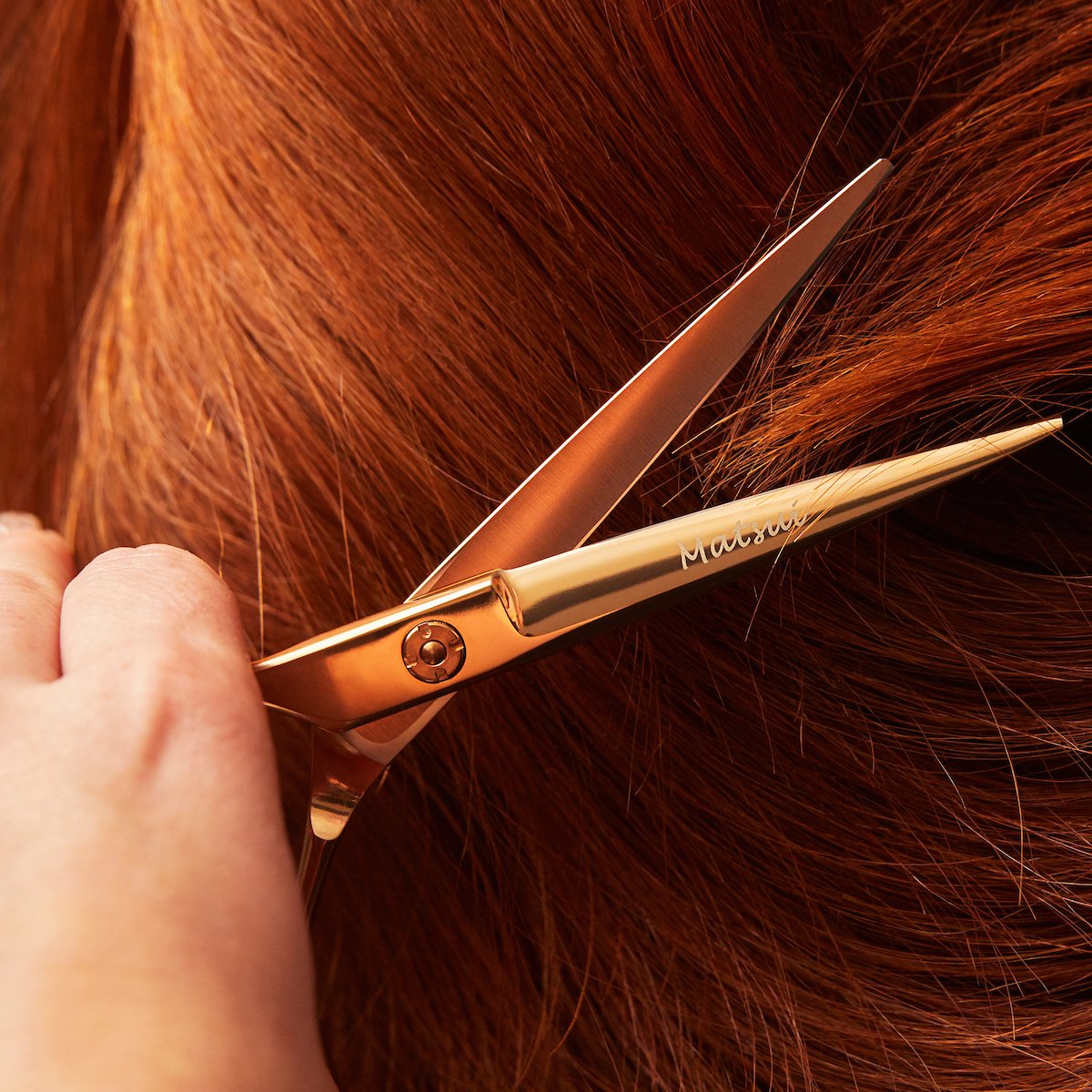 2024 Matsui Rose Gold Aichei Mountain Offset Hair Cutting Shear